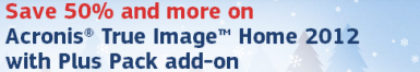 Acronis True Image Home 2012 Christmas Sale upto 50% discounts