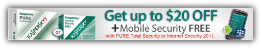 Kaspersky Pure Total Security Coupon $20 Discount Offer + Free Mobile Security
