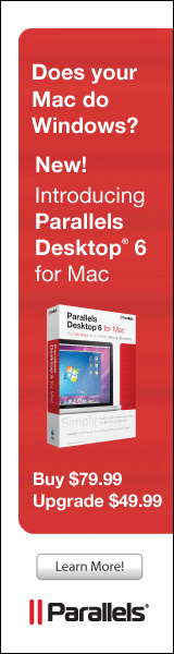 Parallels Desktop 6 for MAC Upgrade