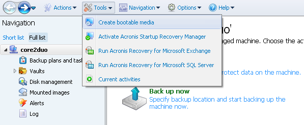 acronis backup 12 server for windows