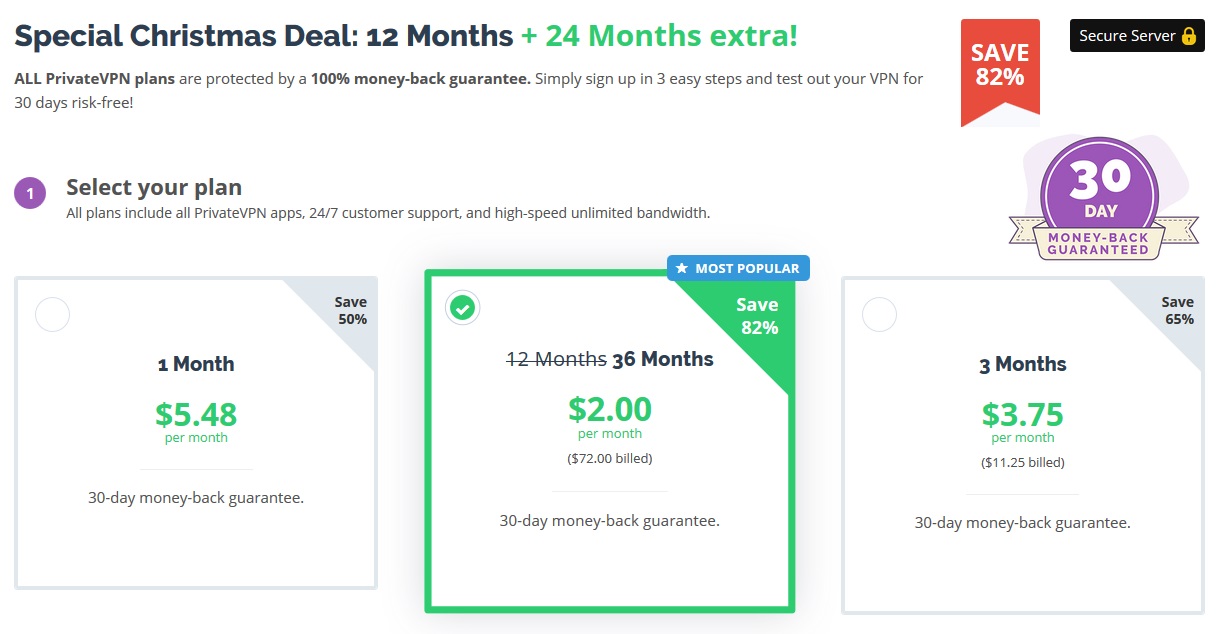 PrivateVPN deal